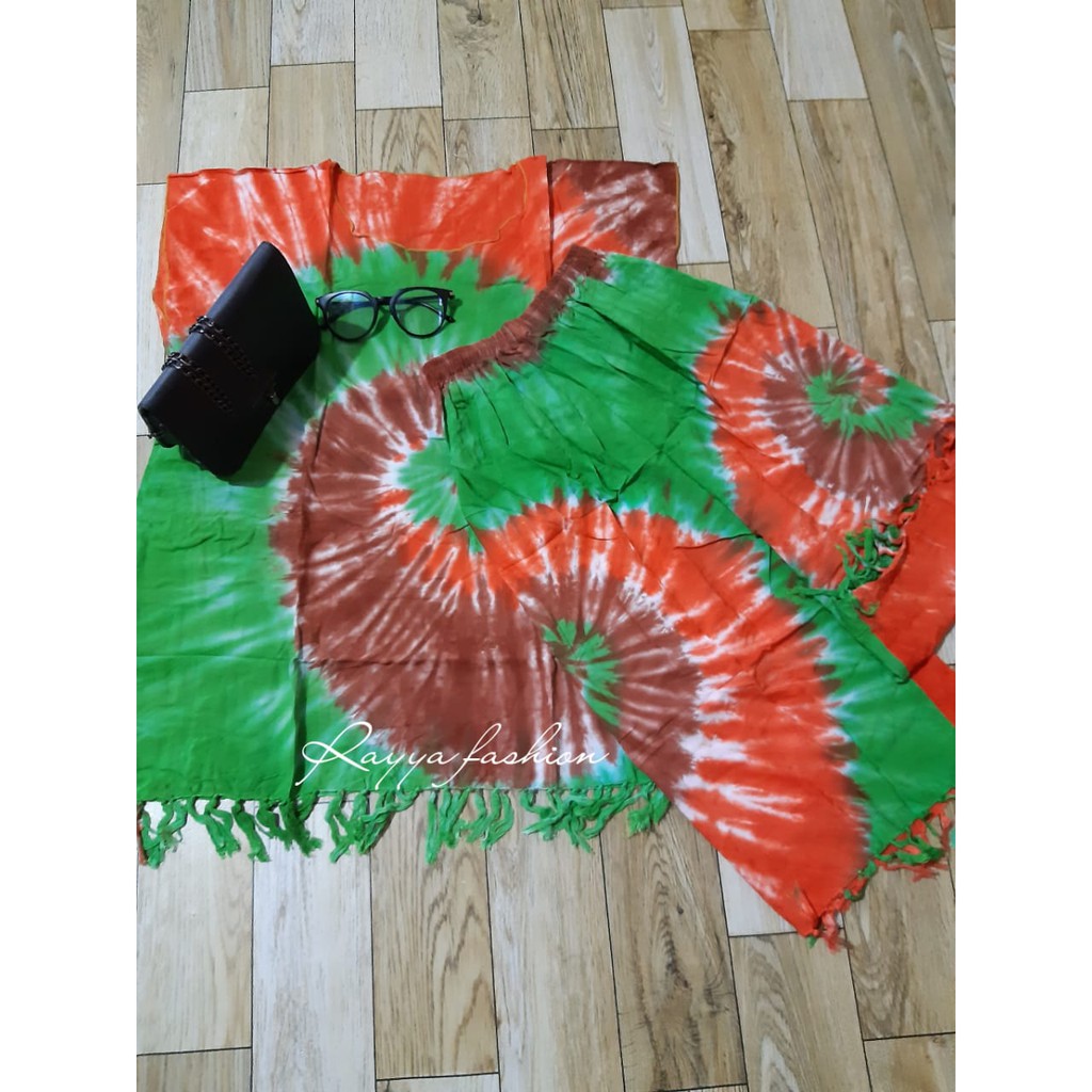 SETCEL DASTER CELANA PENDEK // SETELAN DASTER RAYON