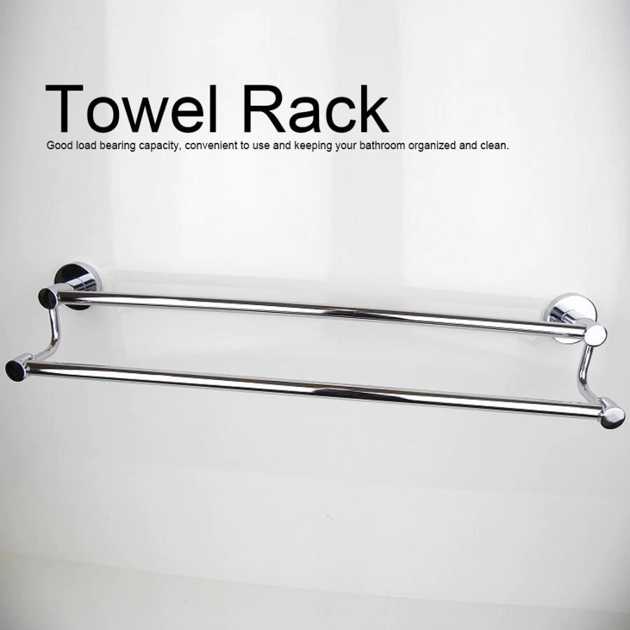 Bathroom Toilet Towel Rack Stainless Steel Wall Mounted Towel Storage Holder Bathroom Cabinet Shopee Indonesia