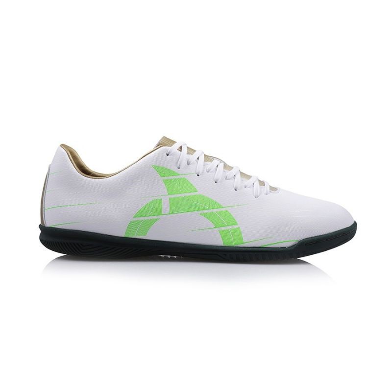 Ortuseight Sepatu Futsal Raptor IN White/Emerald/Gold