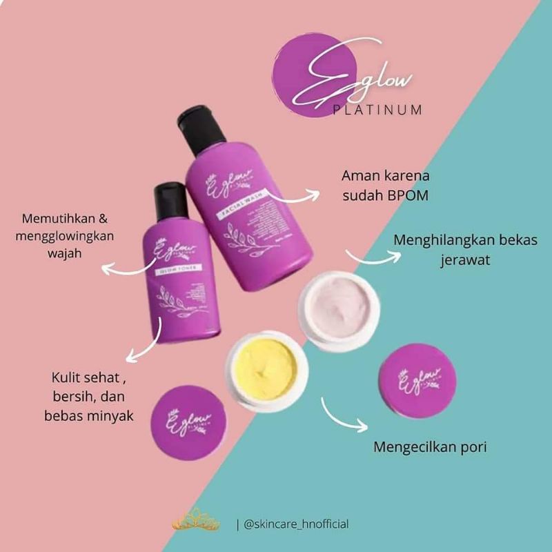EGLOW PLATINUM | CREAM EGLOW PLATINUM | EGLOW PLATINUM BPOM