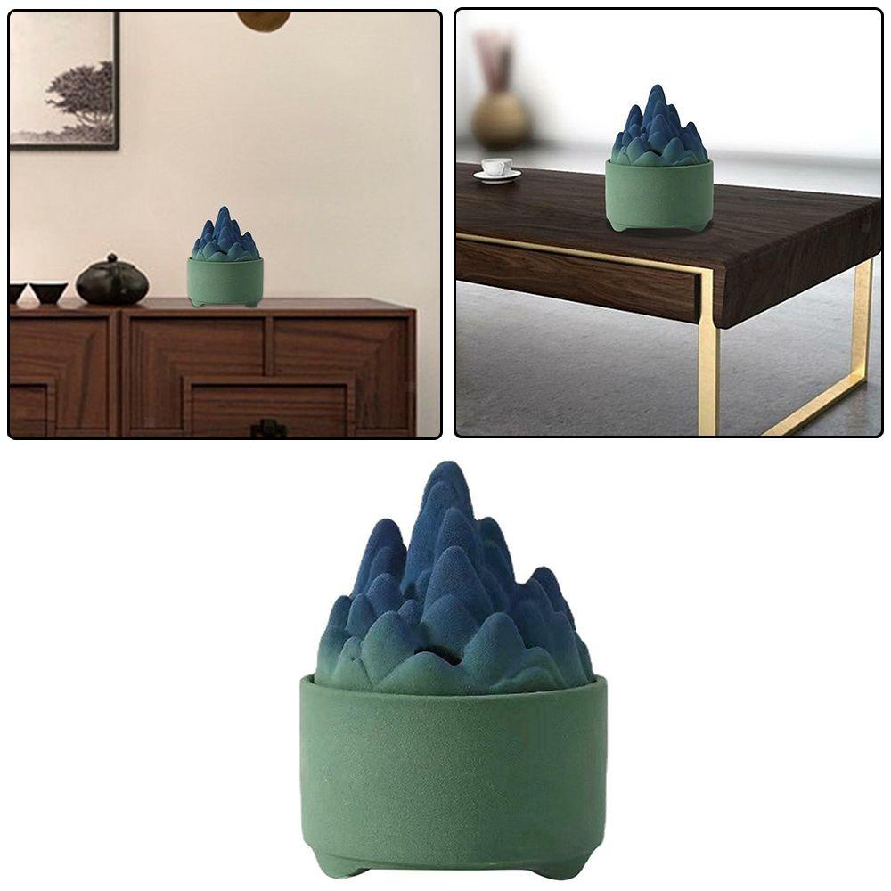 R-flower Incense Burner Keramik Meditasi Unik Tungku Aromaterapi