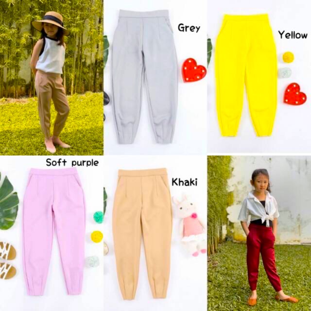 Celana gummy anak size kids SML usia 2-5 tahun sparkle gummy pants