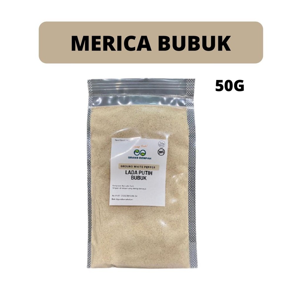 Merica Lada Putih Bubuk 50g