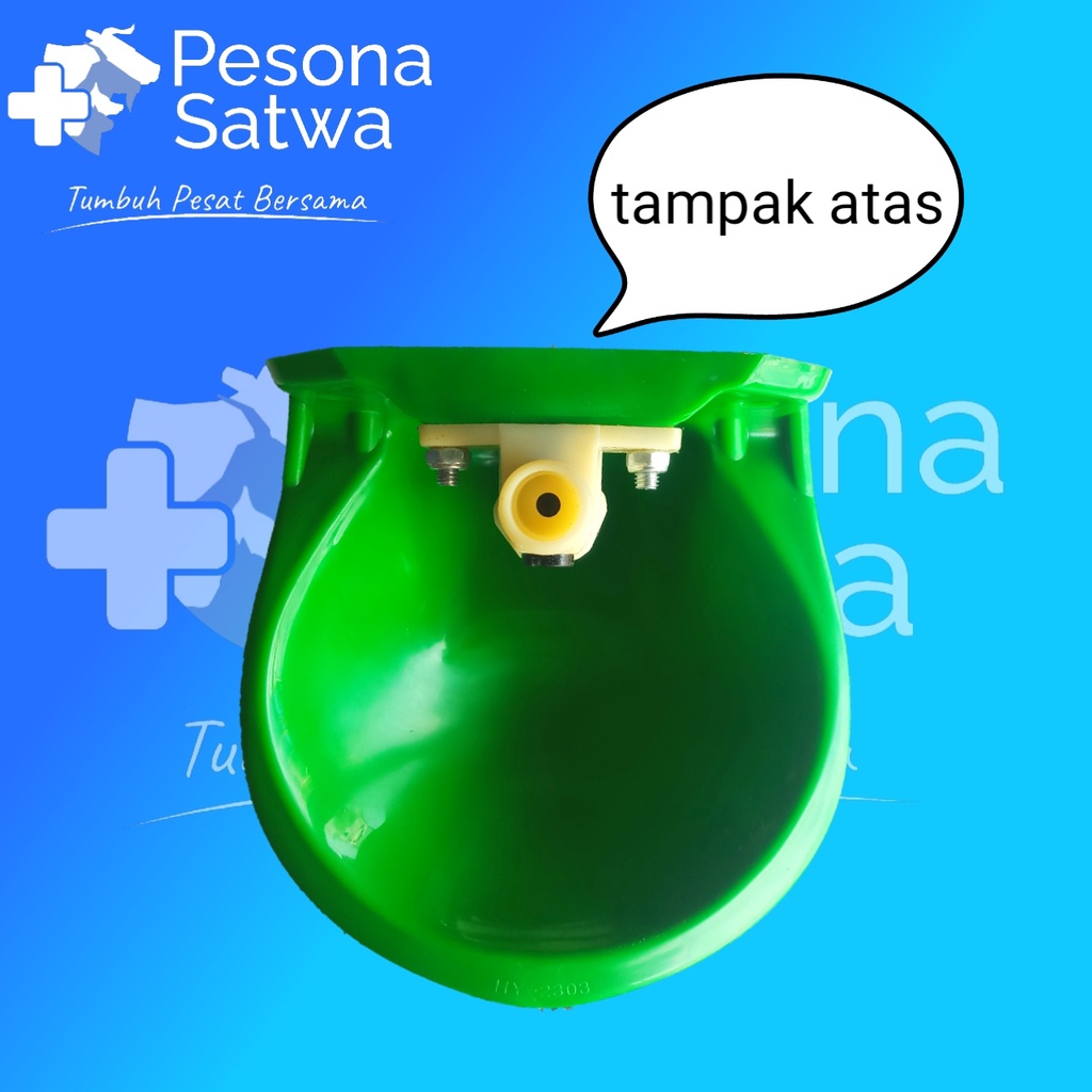 Tempat Minum Domba Kambing Nipple Plastik Otomatis 1.2liter -Drinking Bowl-