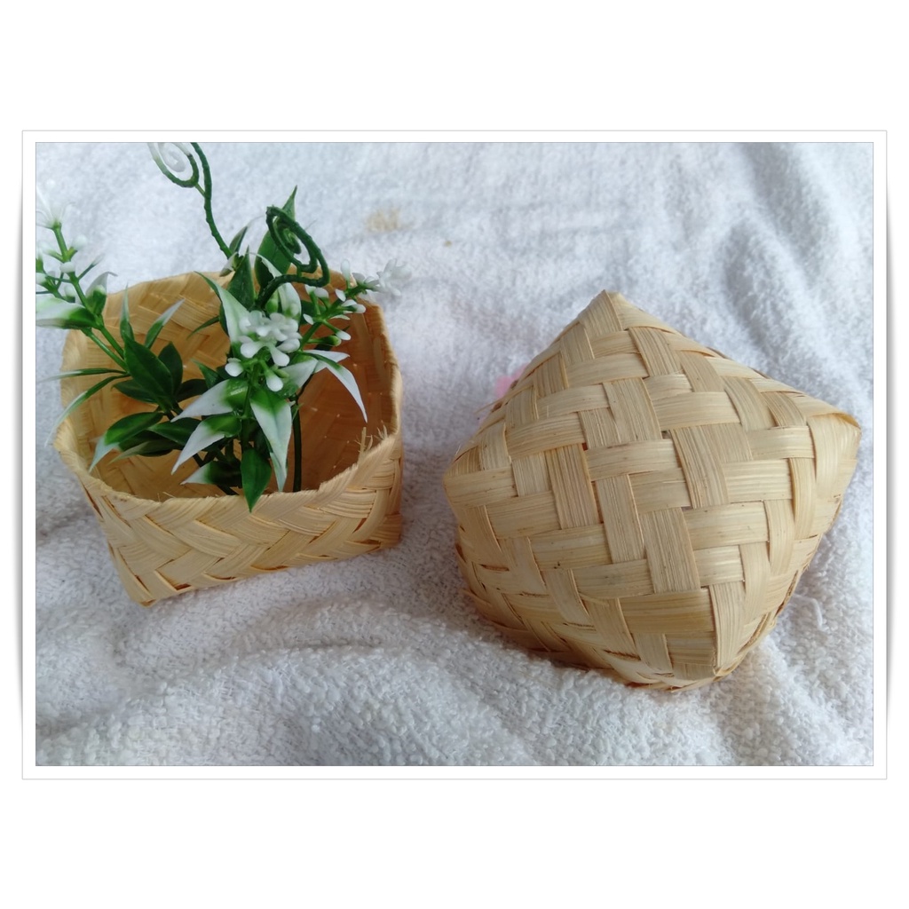 BEST PRODUCT Besek Anyaman, Besek Bambu besek mini Besek Bambu Kecil, Besek Bambu Bali,Besek Bambu M