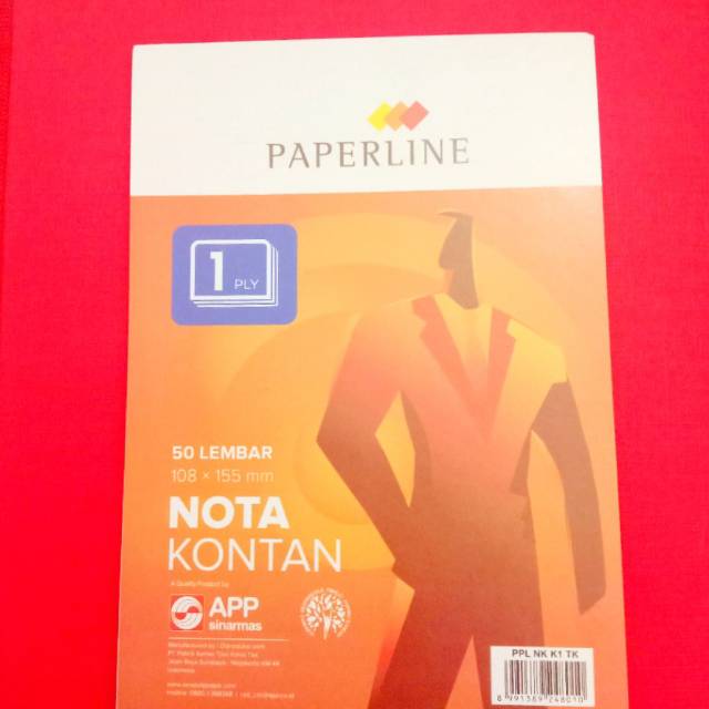 

Nota kontan 1 ply kecil
