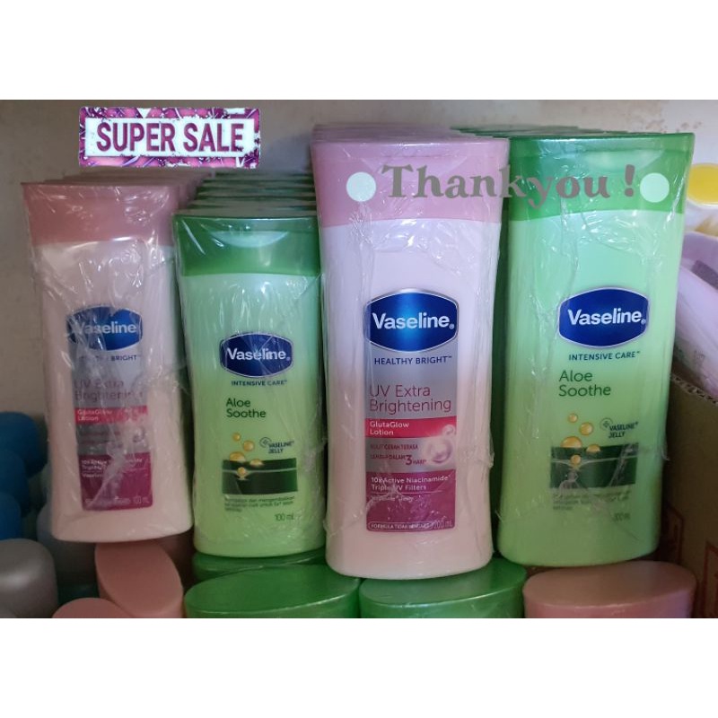 hbl vaseline pink hijau 100ml 200ml