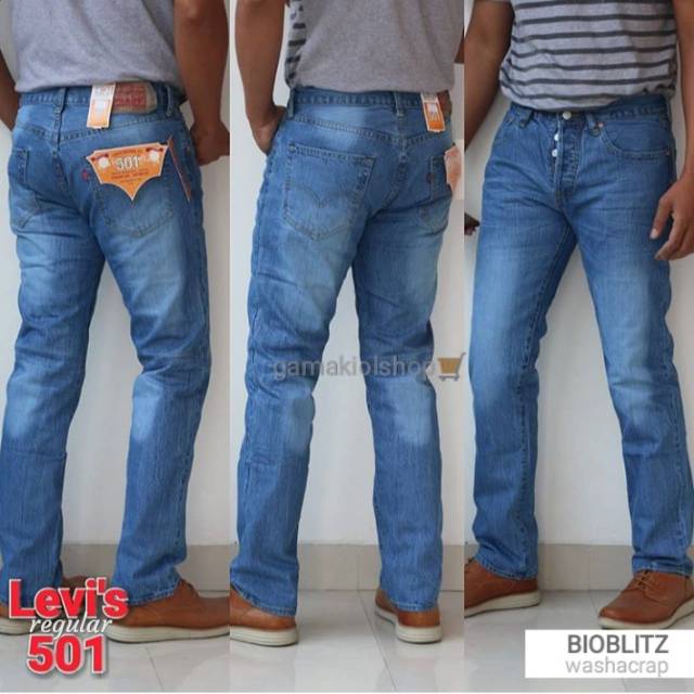Celana Jeans Levis Regular/Impor Premium