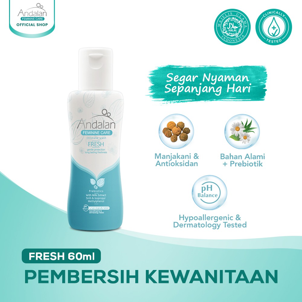 Andalan Feminine Care Fresh 60ml Shopee Indonesia