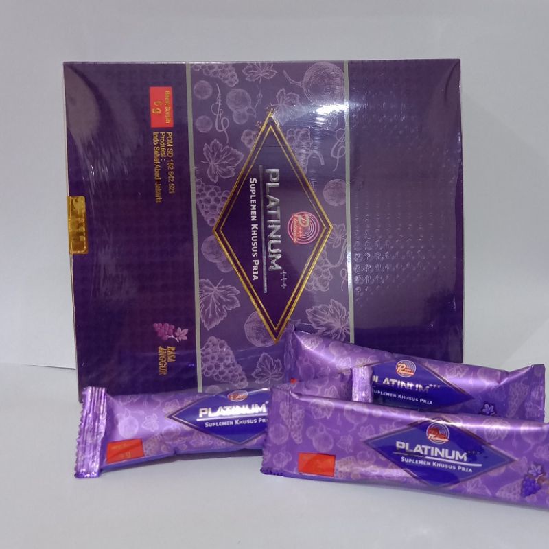 Harga Persachet Platinum suplemen Khusus pria Original/Obat Kuat Platinum