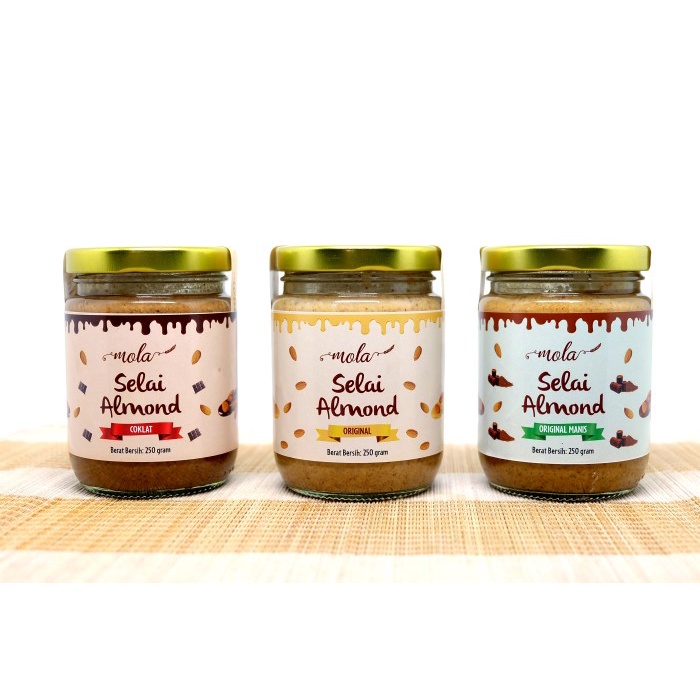 

SELAI- MOLA ALMOND BUTTER / SELAI ALMOND 100% NATURAL - CHOCOLATE -SELAI.