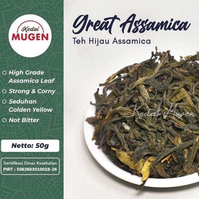 

[COD] Great Assamica Green Tea | Teh Hijau Assamica Kualitas Ekspor 50g [COD]