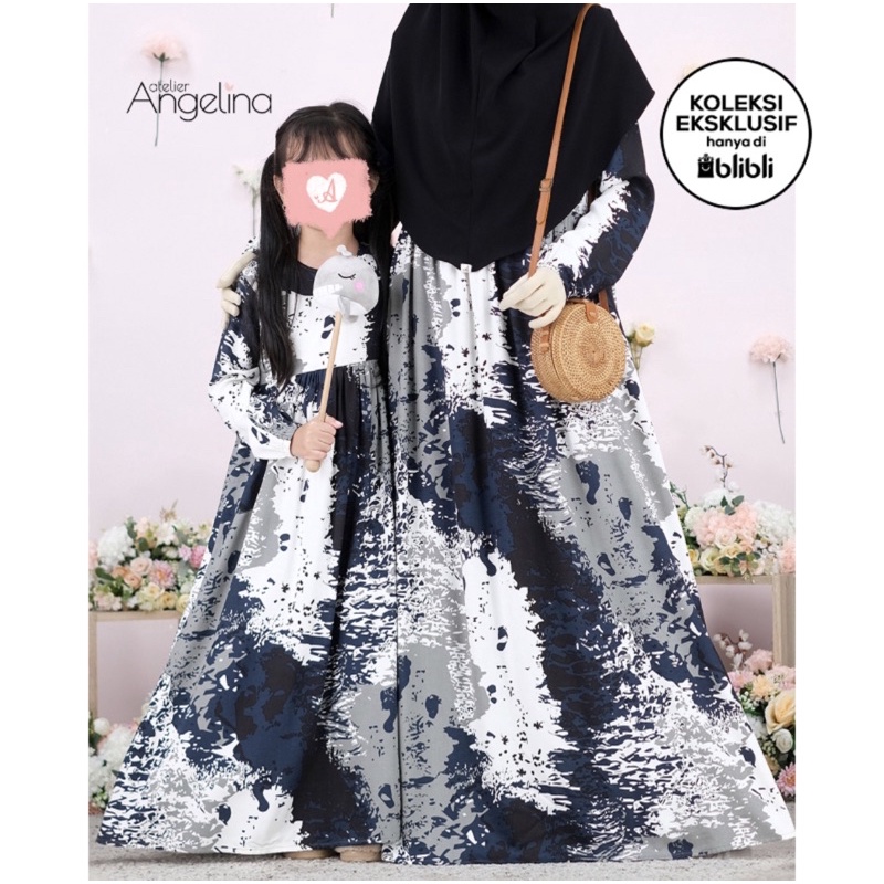 sarah dress atelier angelina sand on the beach navy grey xl