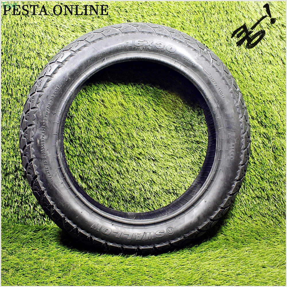 Ban Luar Sepeda Anak Ukuran 16 X 3.0 Swallow Ban Sepeda BMX Seli Dll