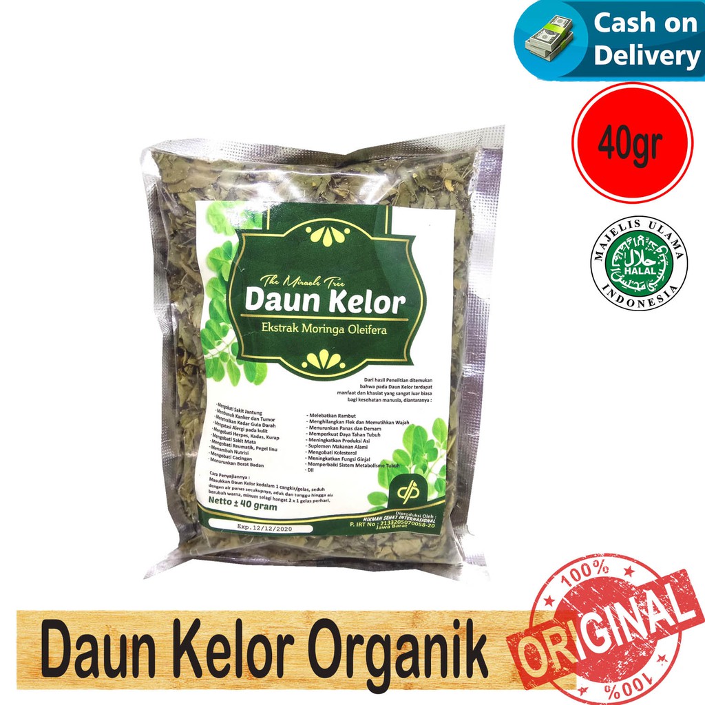 

Teh Seduh daun Kelor Hikmah 40gr