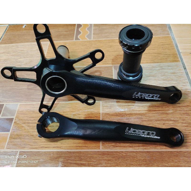 arm crank hollowtech merk litepro original super hollow cnc