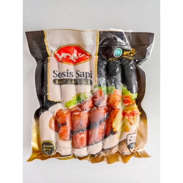 

Yona Sosis Sapi Bakar 500gr isi 12