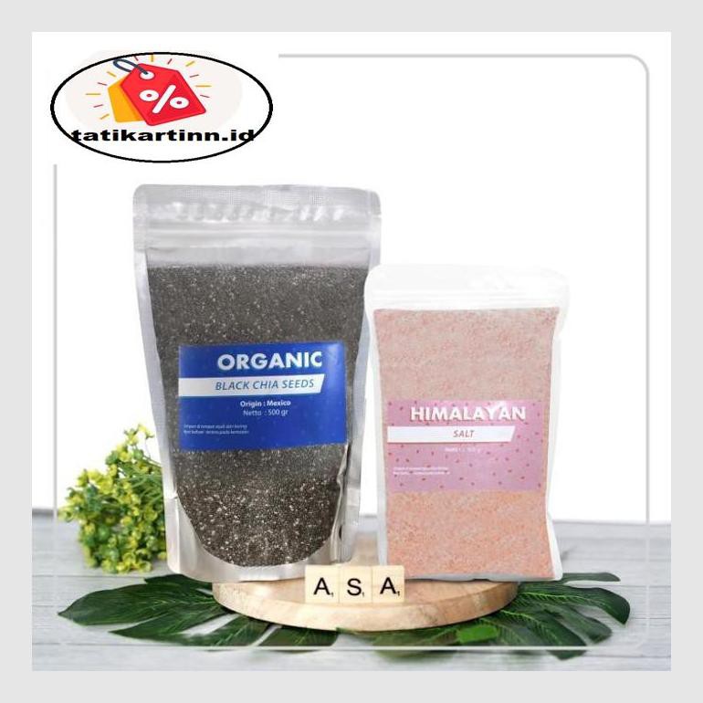 

S50Tat Bundling Organic Chia Seed Mexico 500Gr Dan Himalayan Salt 500Gr Atr05Ytt