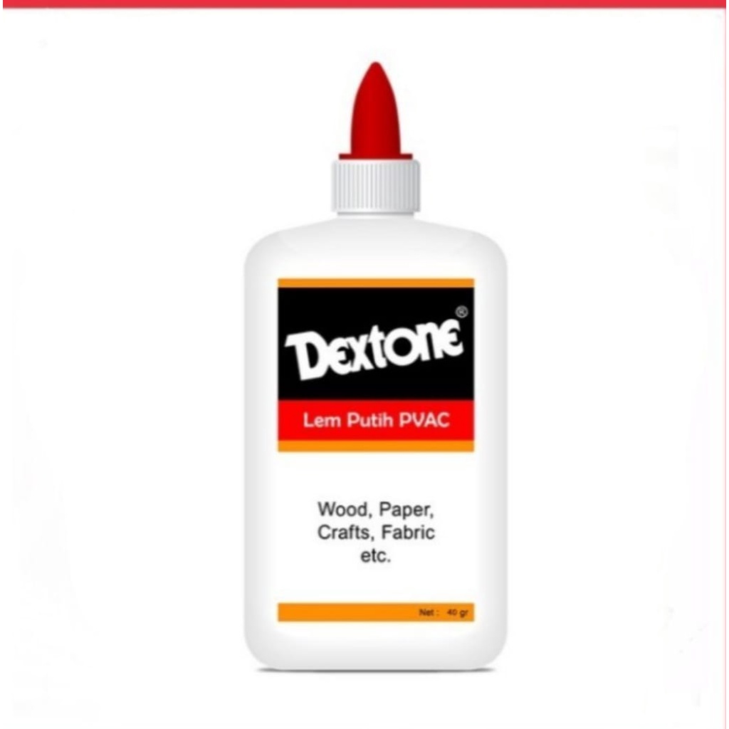 

DEXTONE LEM PVAC PUTIH 40 KEMASAN 100 GRAM