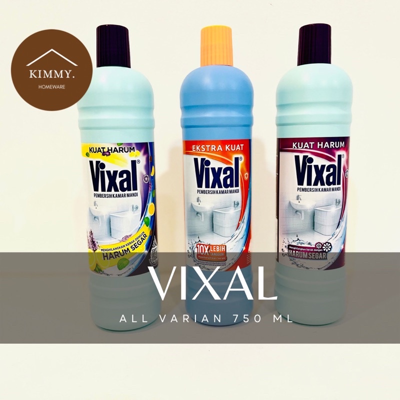 VIXAL PEMBERSIH TOILET 750/780 ML / PEMBERSIH KAMAR MANDI / PEMBERSIH TOILET / PEMBERSIH PORSELEN / 