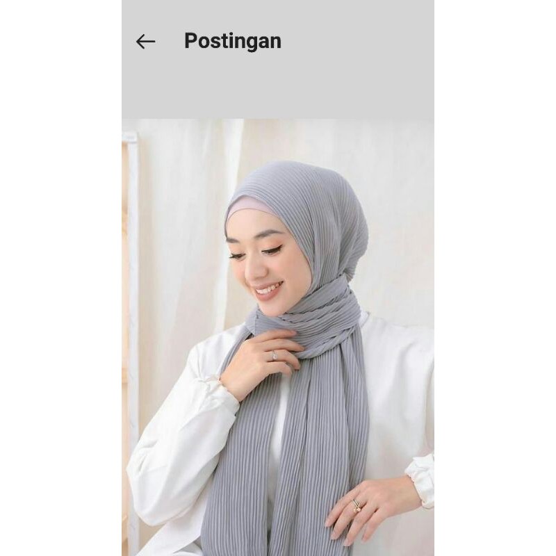 Pashmina Aluna Plisket