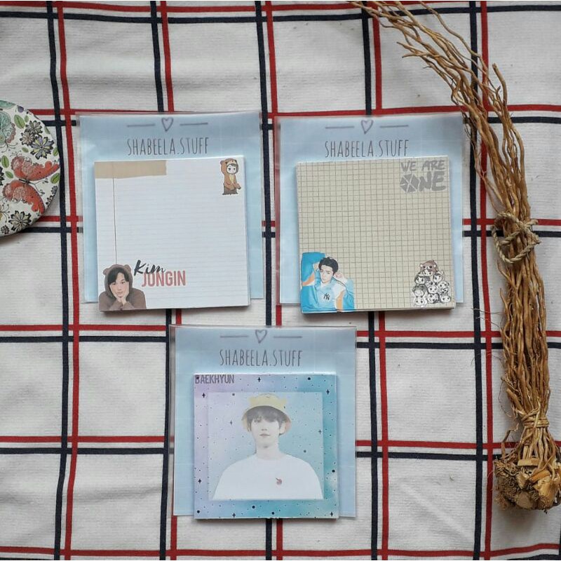 

MEMO SHEET EXO (K-POP)
