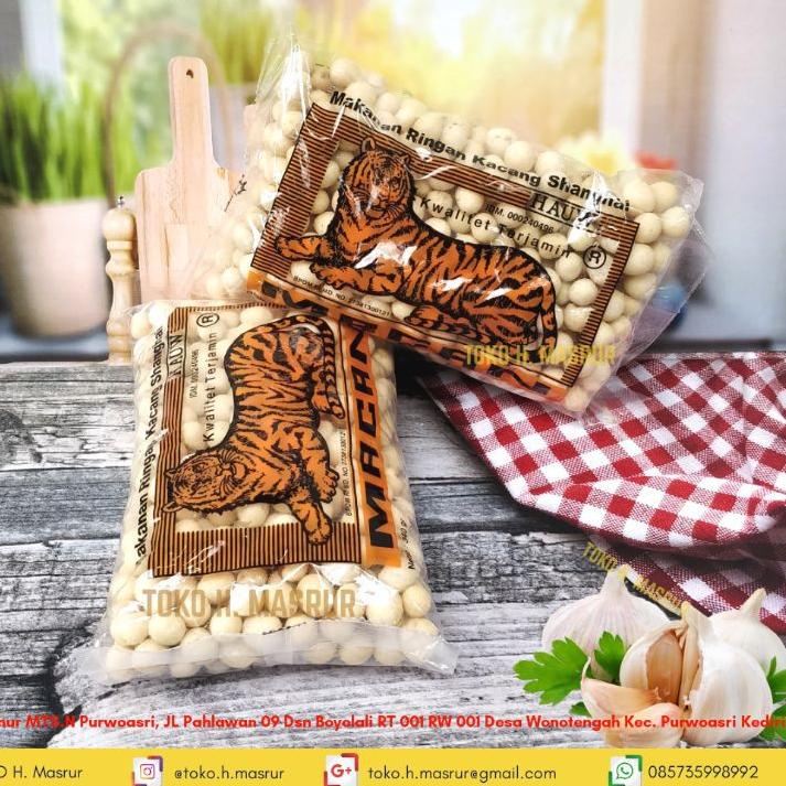 

{C-EWR> {✔> Kacang Atom Sanghai Cap Macan 340gr {★★★★★>