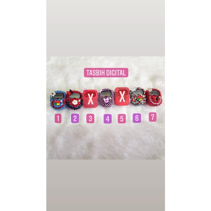 Tasbih Digital Hias Swarovsky Tasbih Blink Tasbih Manik Tasbih Mewah Tasbih Cantik