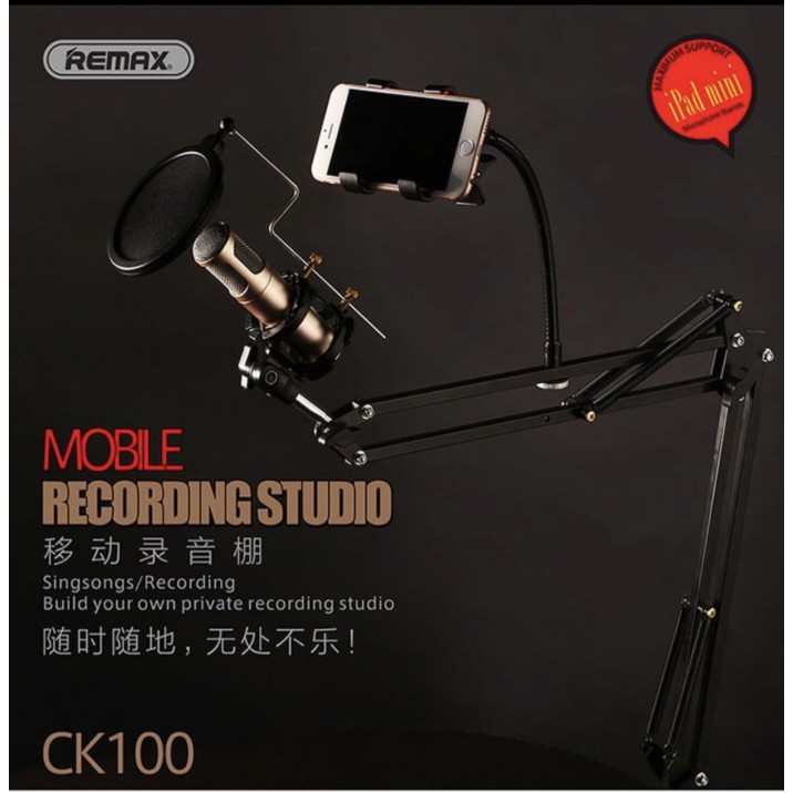 STAND MICROPHONE REMAX MOBILE RECORDING STUDIO CK-100