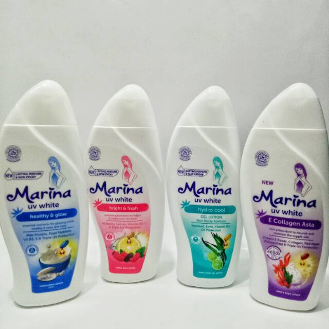  Marina  UV  White  Hand  Body  Lotion 185ml Shopee Indonesia