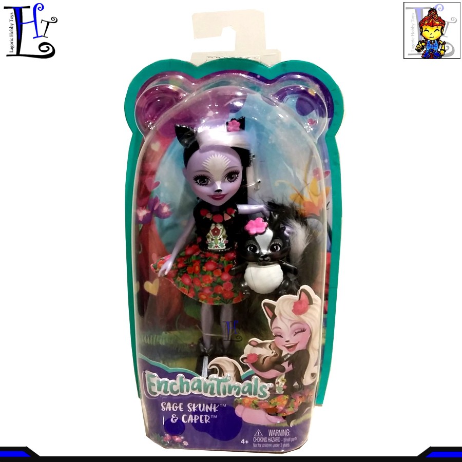 Enchantimals Sage Skunk w Caper Mattel