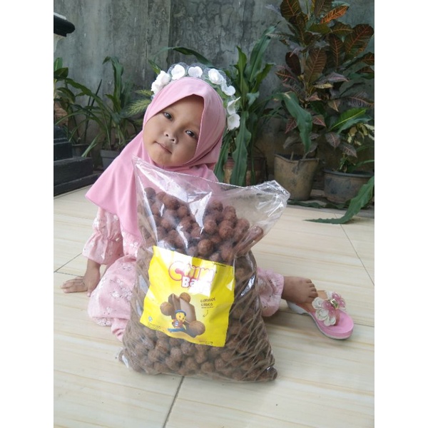 

Chiki ball rasa coklat