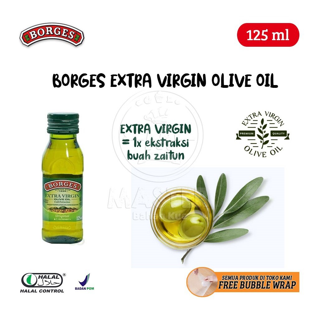 

Borges Extra Virgin Olive Oil / Minyak Zaitun [125 ml]