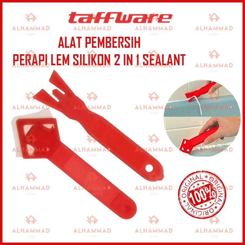 2 in 1 Alat Pembersih Perapi Lem Silikon Sealant Tool Scraper