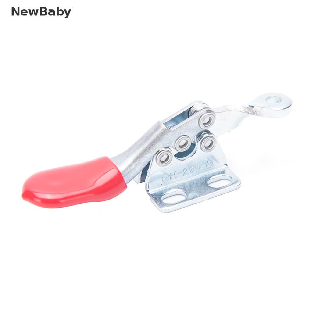 NewBaby 4pcs Red Toggle Clamp GH-201A 201-A Quick Release Tool Horizontal Clamp Hand ID