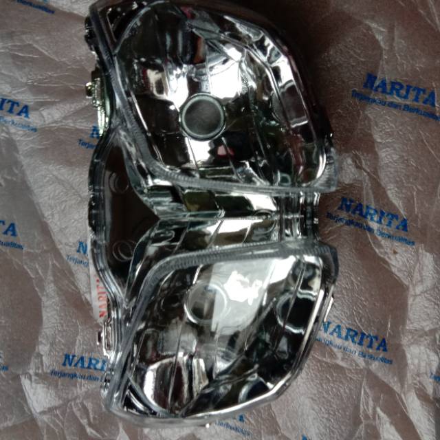 Reflektor plus mika  lampu depan Jupiter Z new 2010 salib robot