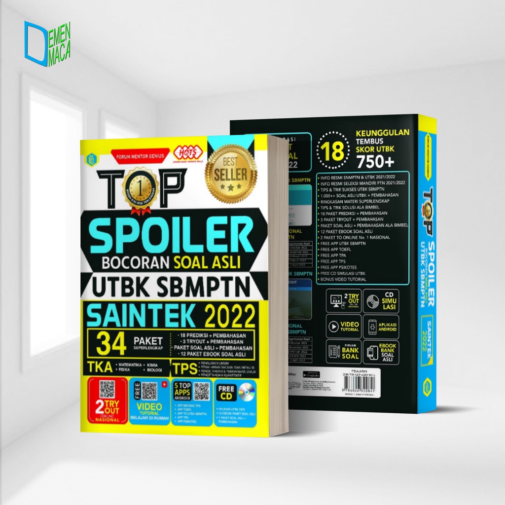 Top Spoiler Bocoran Soal Asli UTBK SBMPTN Saintek 2022