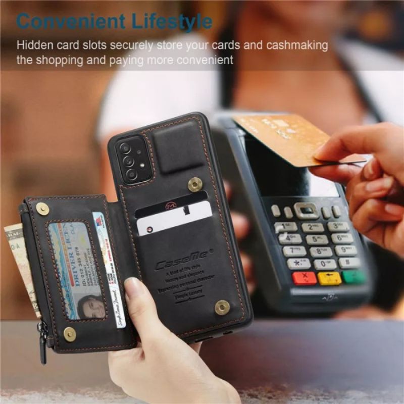 Original Caseme Case Samsung Galaxy A52 A72 A52s A 52s A 72 A 52 Ori Casing Cover Wallet Leather Sar