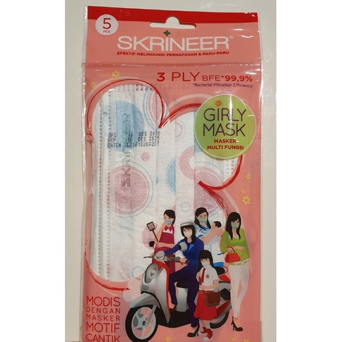 

Masker skineer - 3 Ply (1 pack = 5 pcs)