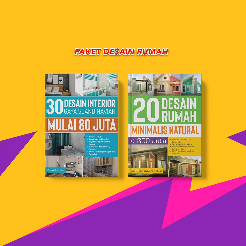 Paket Buku Desain Rumah Interior Scandinavian Shopee Indonesia