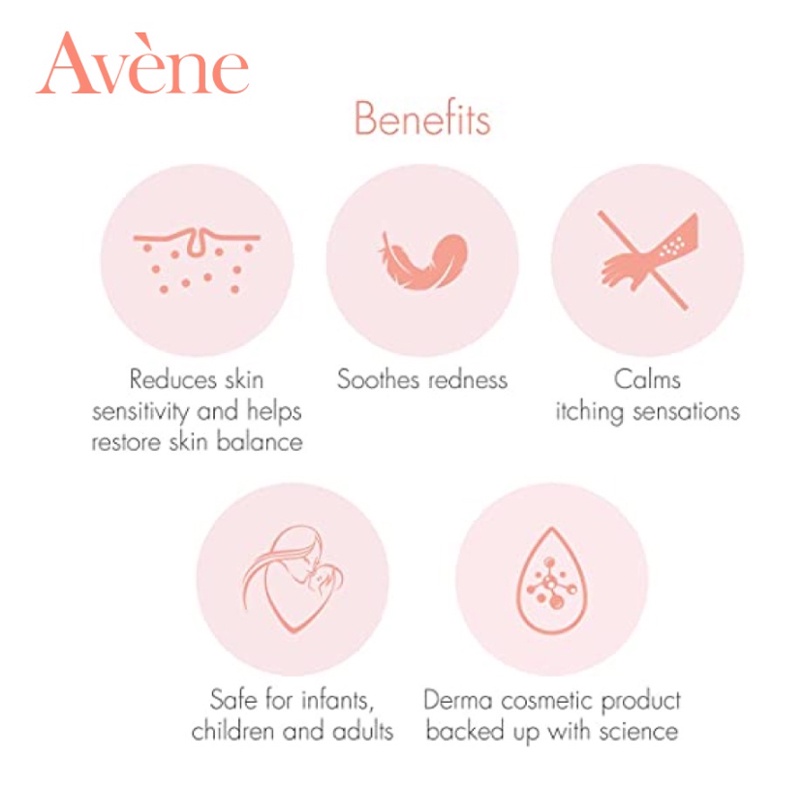 AVENE Thermal Spring Water Eau Thermale 300ml Face Mist Pelembab Penyegar Kulit Sensitif spray【100% ori】