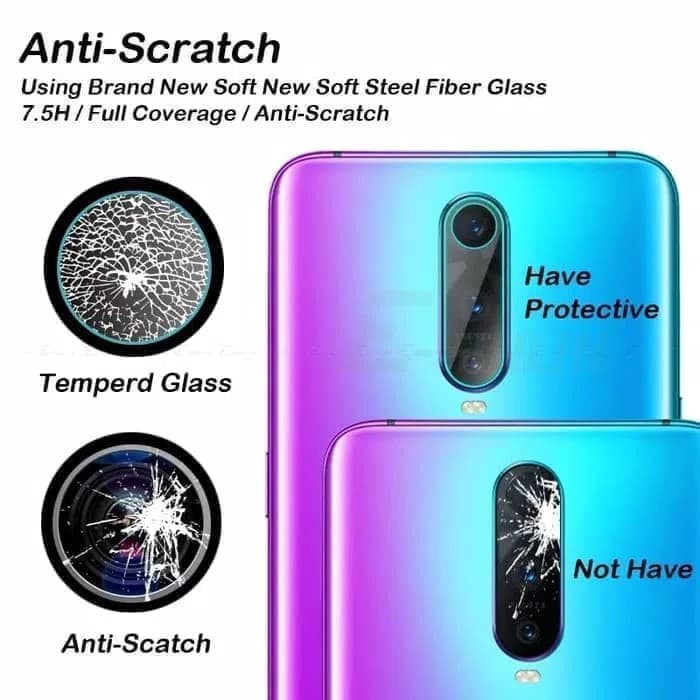 Oppo R17 Pro - Tempered Glass Camera Lens Belakang