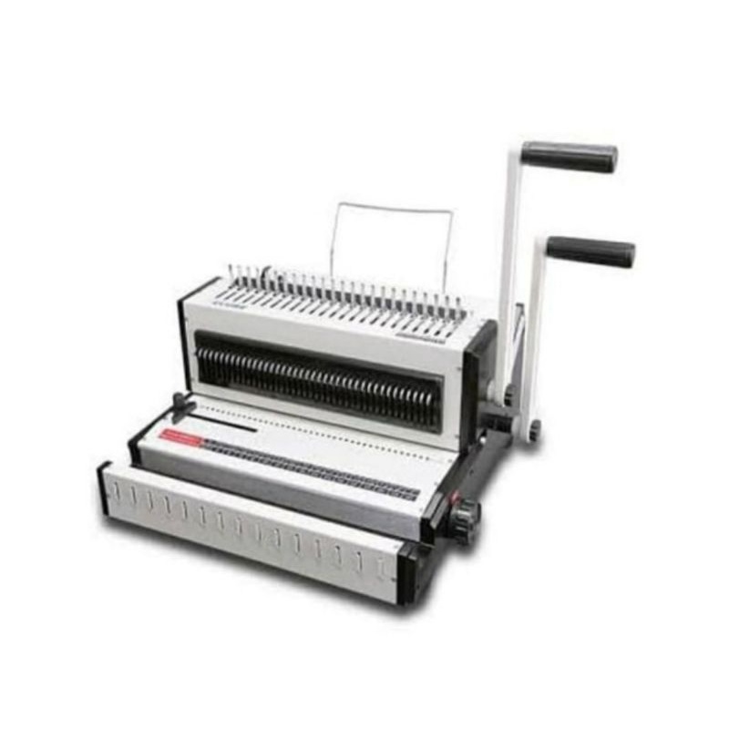 Alat Jilid SECURE CW1250 Mesin Binding Spiral Kawat &amp; Plastik Binder CW-1250