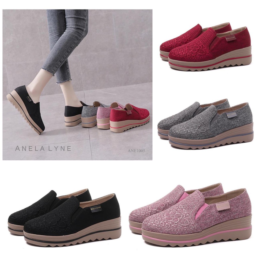 ANELA LYNE CAELA WEDGES SHOES ANE1005 ORIGINAL