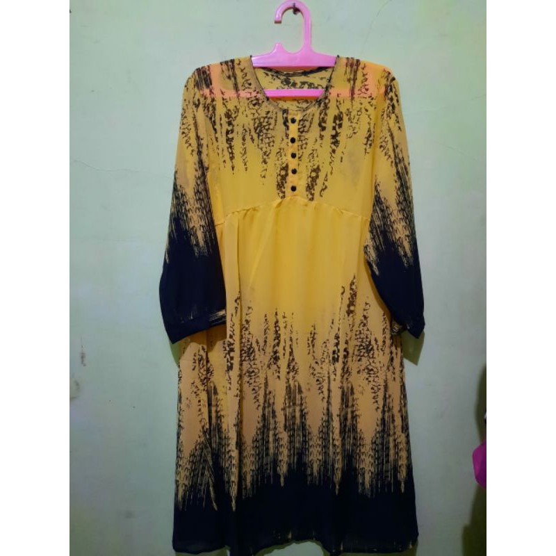 Long tunik ceruty import murah