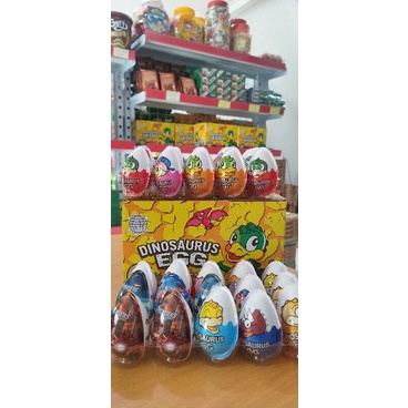 

coklat dinosaurus egg isi 30 satu box