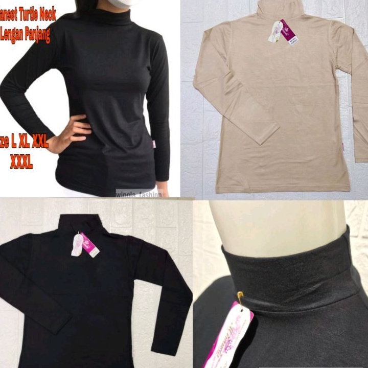 manset lengan panjang turtle neck ms 305