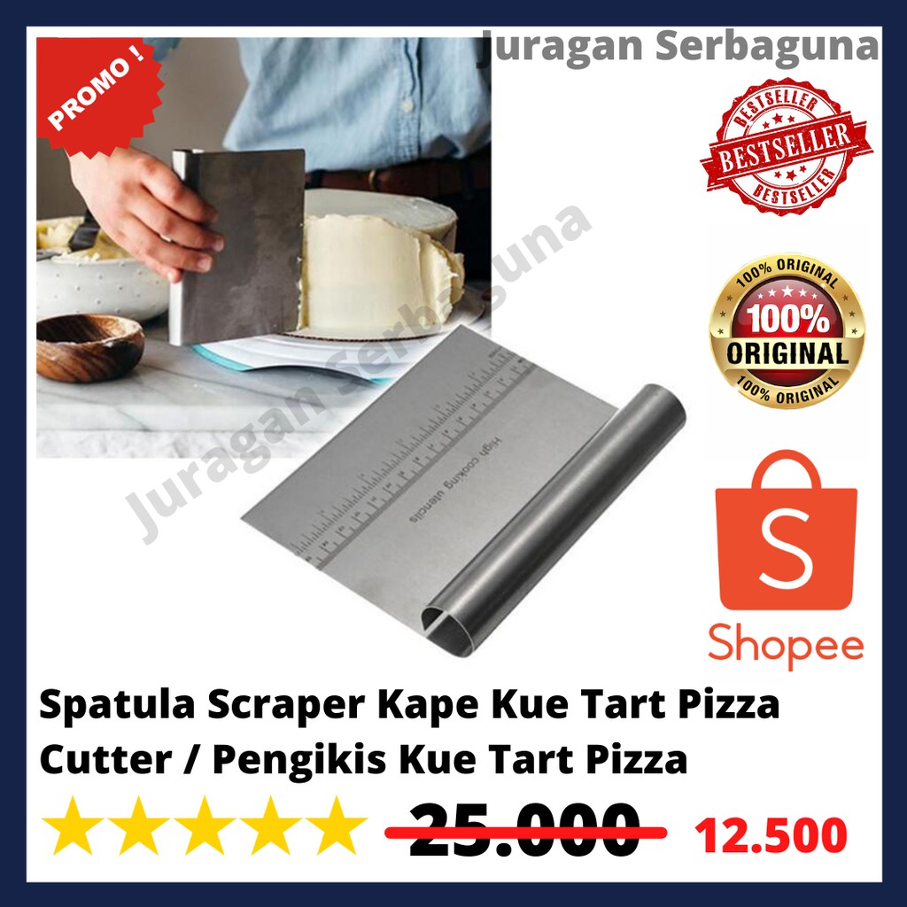 Spatula Kape Kue Tart Pizza Cutter / Pengikis Kue Tart Pizza