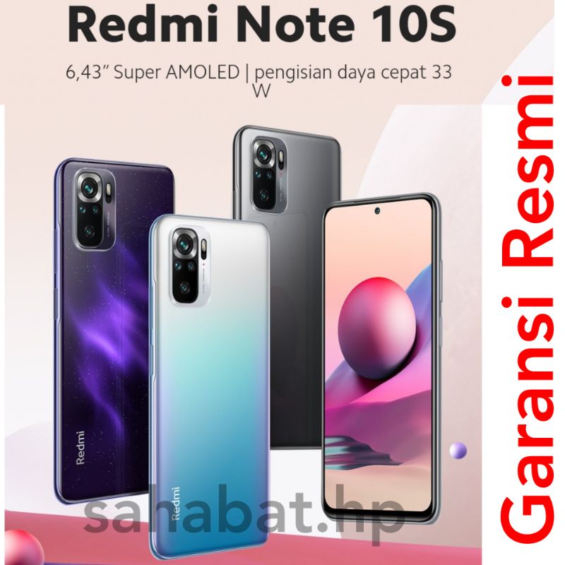 Xiaomi Redmi Note 10 s 10s 8/128 Garansi Resmi Indonesia RAM 8GB 128GB 8GB/128GB 6/128 6/64