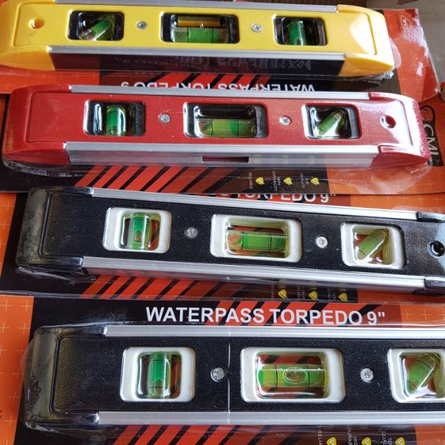 

Waterpass torpedo 9 in waterpass mini magnet ukuran 20cm penggaris magnet